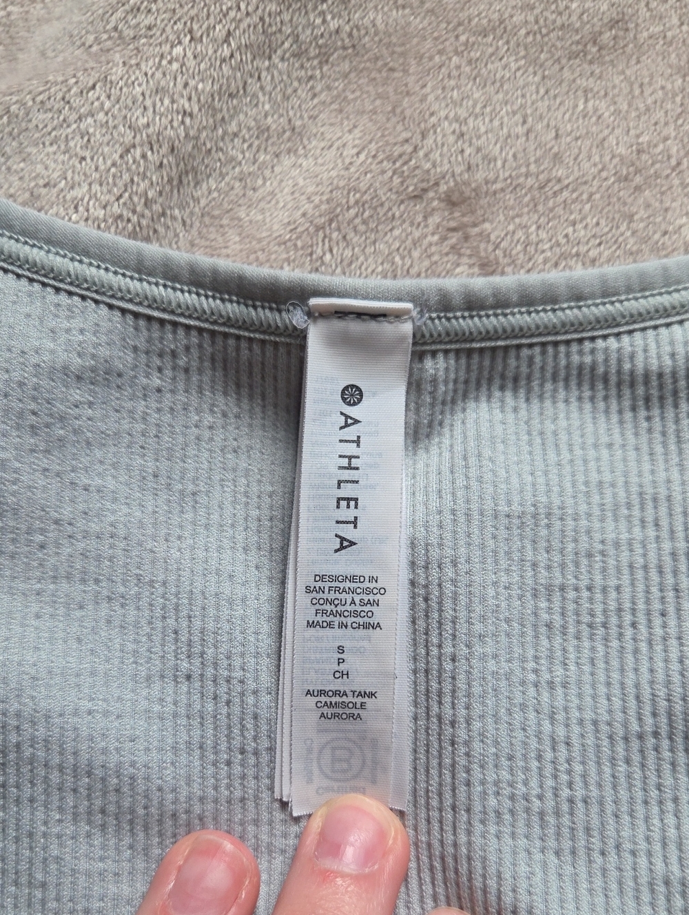 Athleta Ribbed Tank Top - Picture 2 of 3